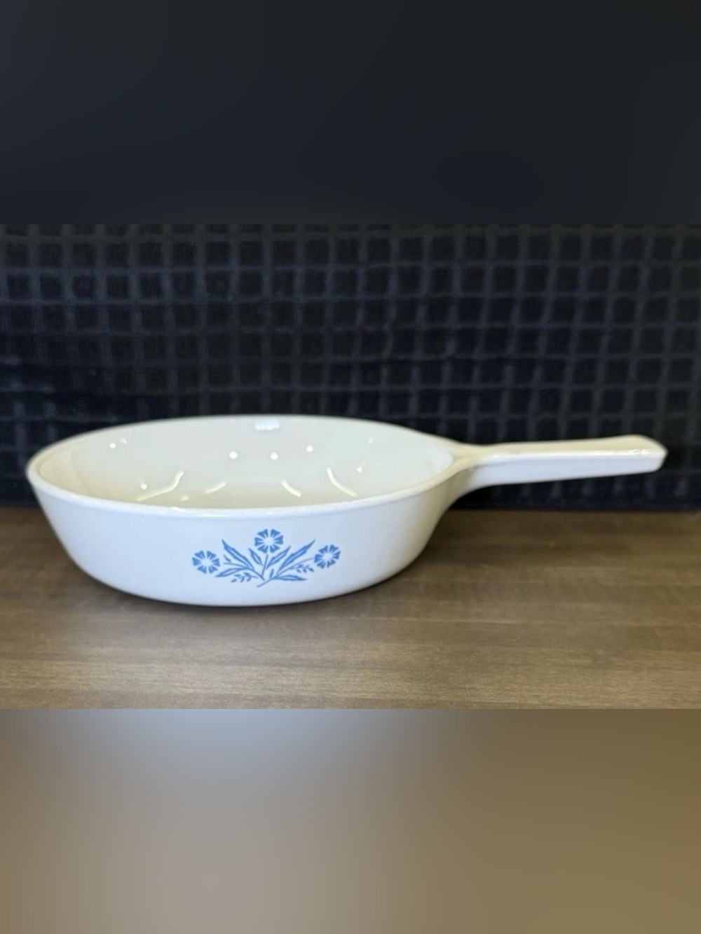 Vintage Corning Ware Cornflower Blue Menu-Ette Skillet 6 1/2 inch P-83-B No Lid